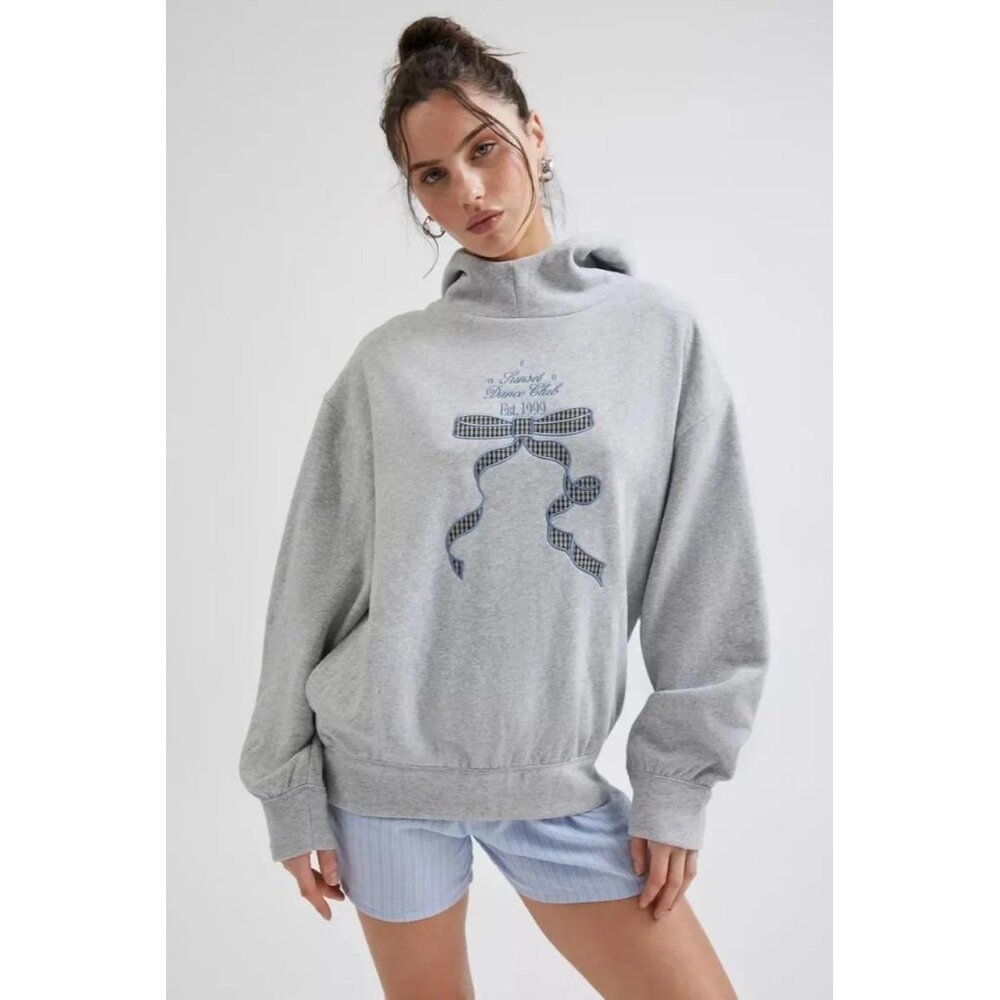 Out From Under Leisure Graphic Hoodie‎ Sweatshirt Sz XS (Very Oversized)